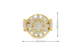 10k gold 4.17 CTW Diamond Ring