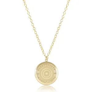 31" Necklace Gold - Cherish Large Gold Locket