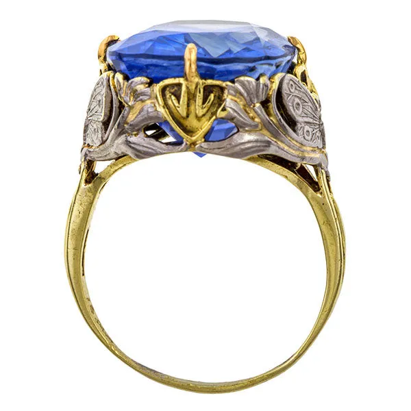 Art Nouveau Sapphire Butterfly Ring