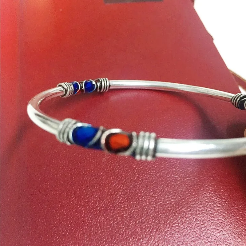 Bangle 925 Sterling Silver Bracelet