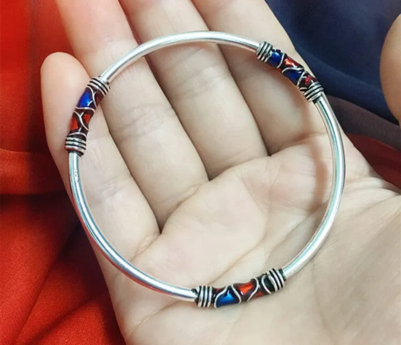 Bangle 925 Sterling Silver Bracelet