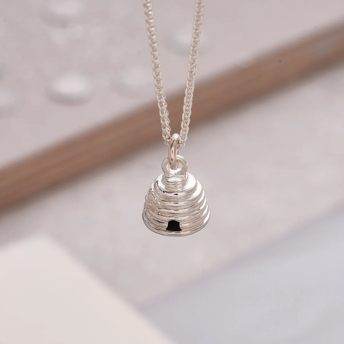 Beehive Silver Charm