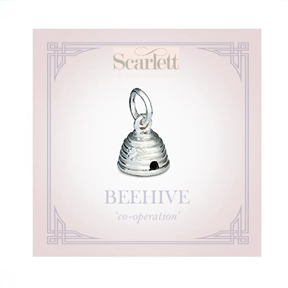 Beehive Silver Charm