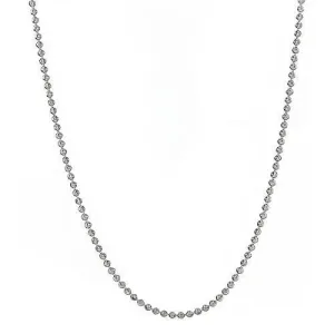 Better Jewelry 3 mm Sterling Silver .925 Moon-Cut Chain