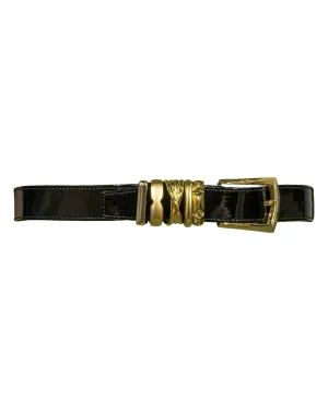 Black Patent Belt