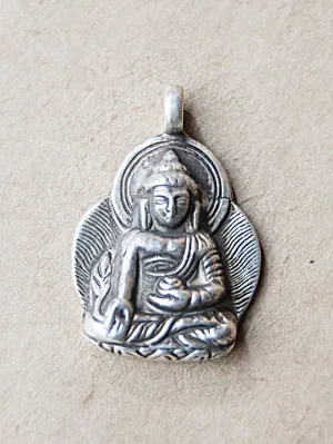 Buddha Sterling Silver Pendant