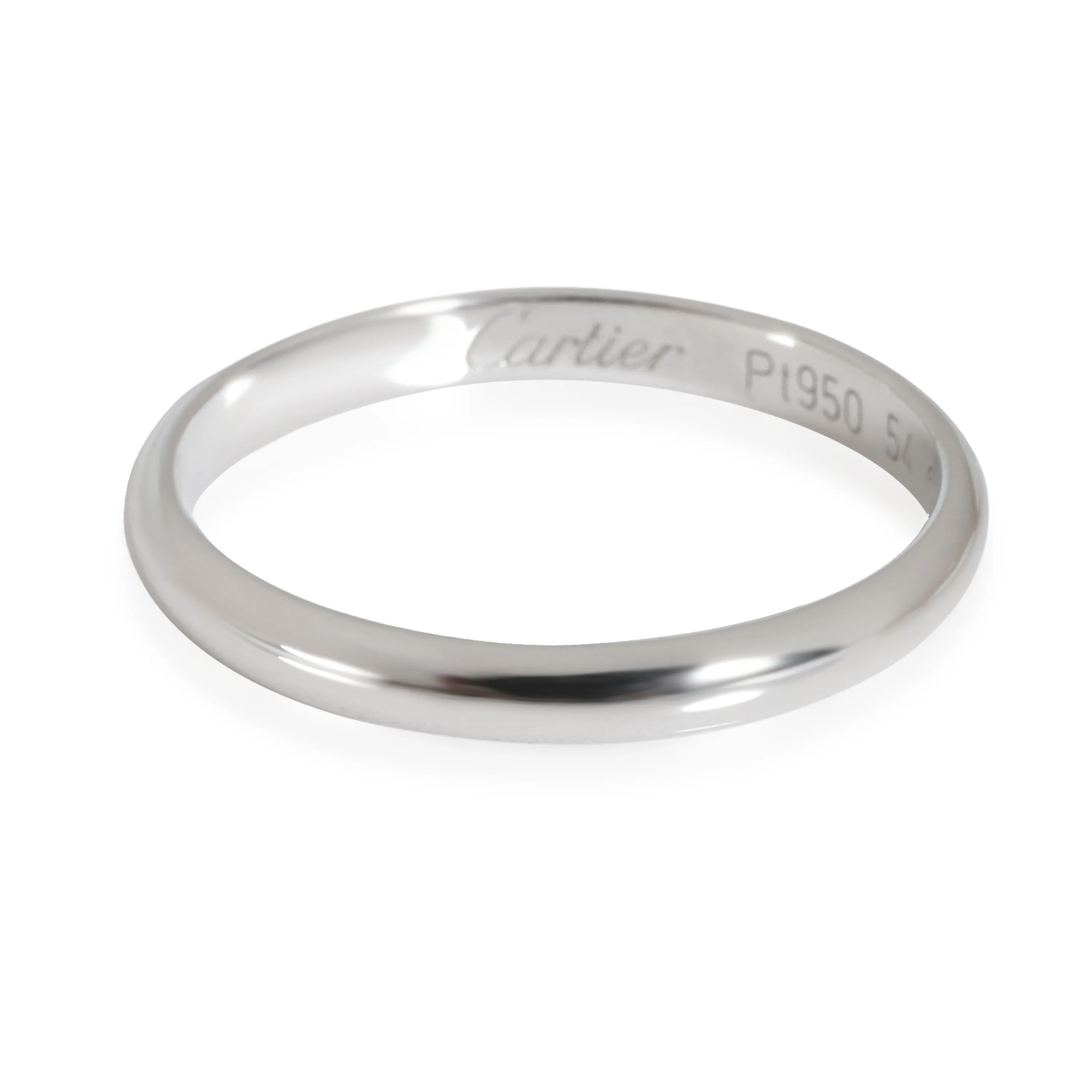 Cartier 1895 2.5 mm Wedding Band in Platinum