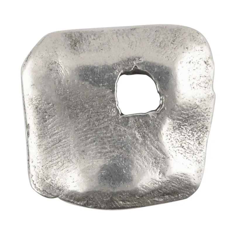 Casting Charms-12x14mm Abstract Square-Antique Silver-Quantity 1