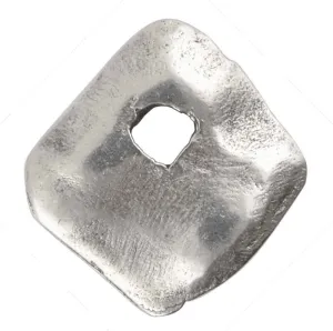 Casting Charms-12x14mm Abstract Square-Antique Silver-Quantity 1