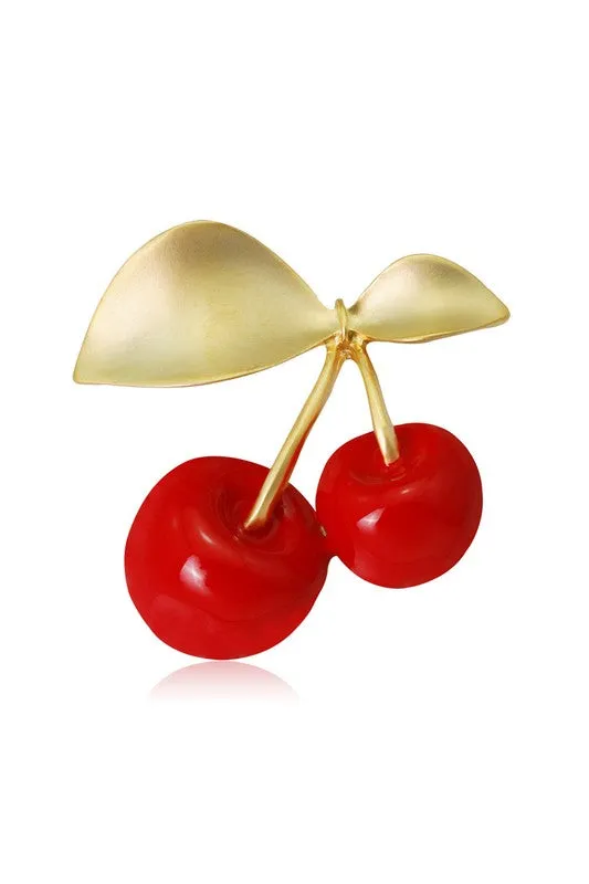 Cherry Brooch