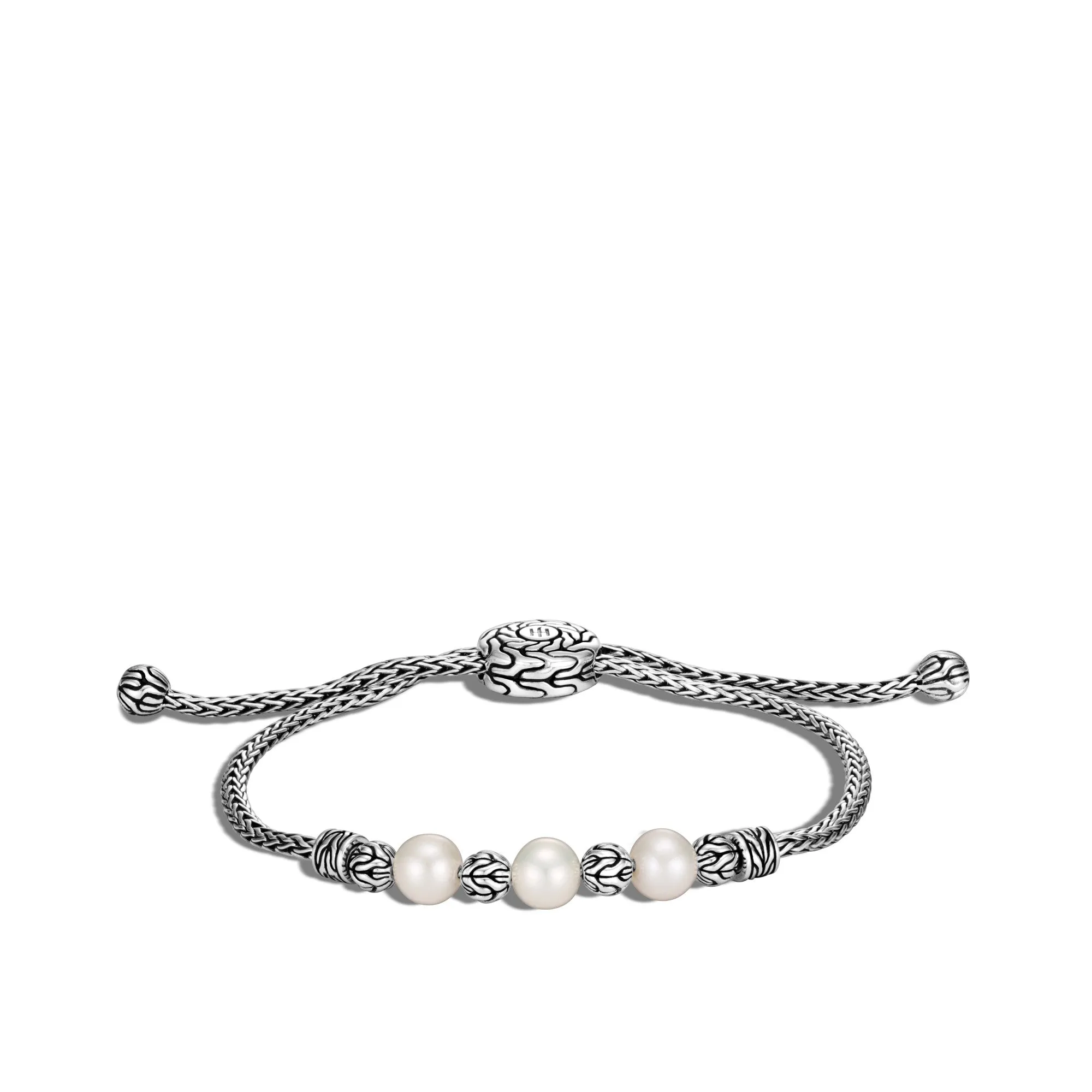 Classic Chain Pull-Through Bracelet with Freshwater Pearl