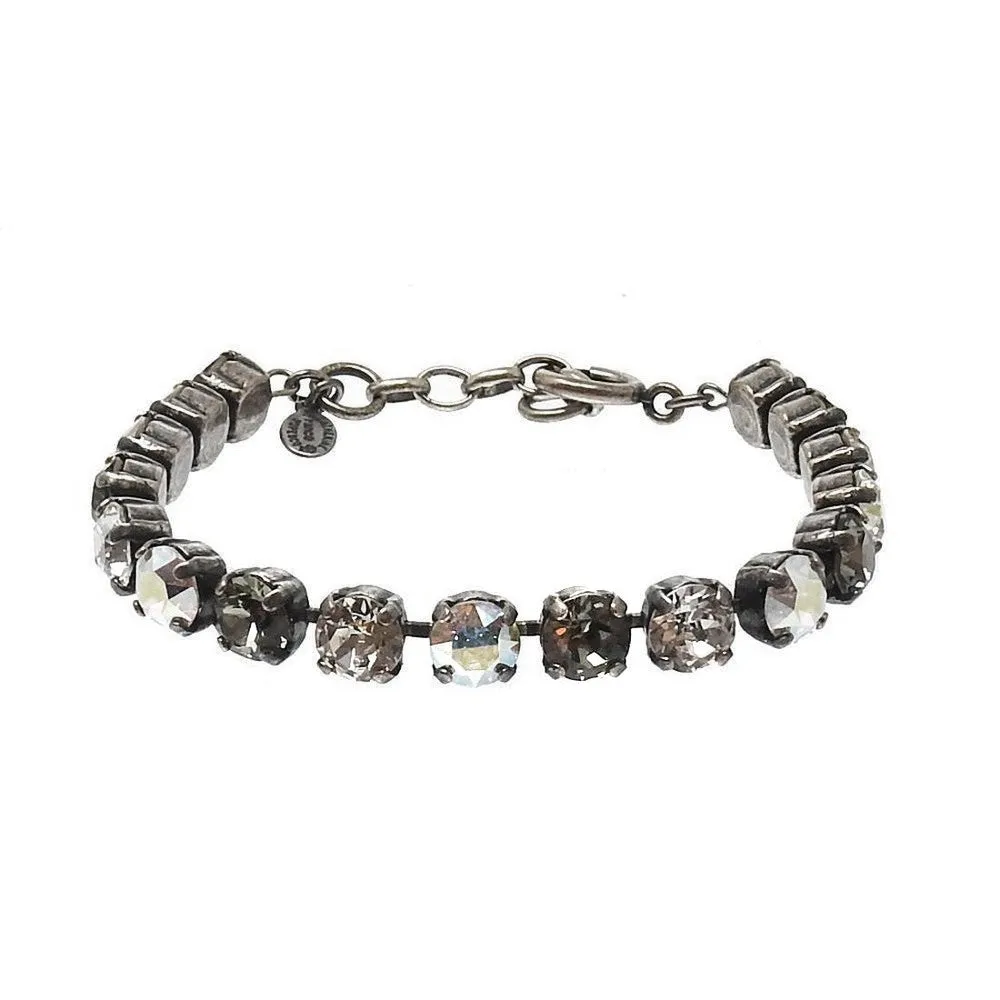 Crystal Tennis Bracelet Grey