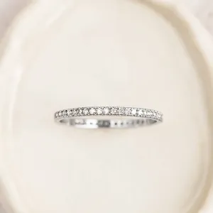 Diamond Eternity Ring White Gold