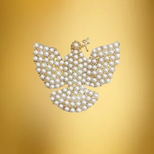 Dove of Hope Pearl Pin