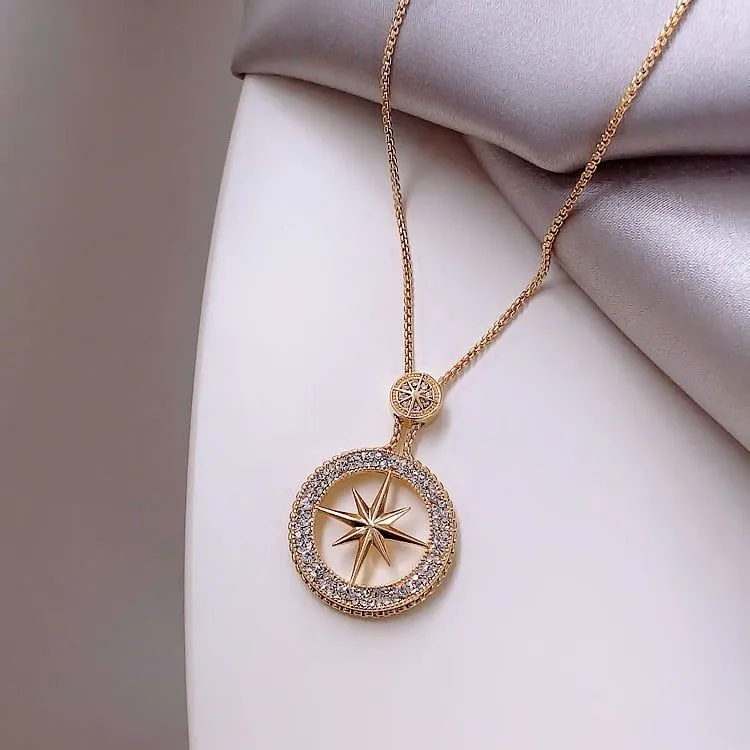 Fashion Classic Star Long Necklaces Charm Jewelry XYS0357