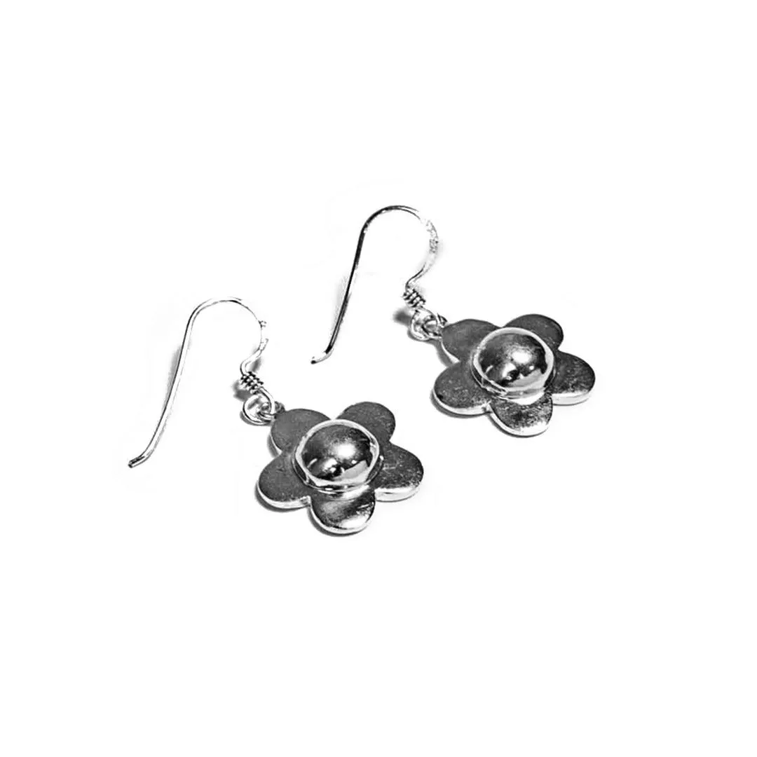 Flower Pendant Earrings