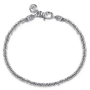 Gabriel & Co. Sterling Silver Thick Cable Link Bracelet