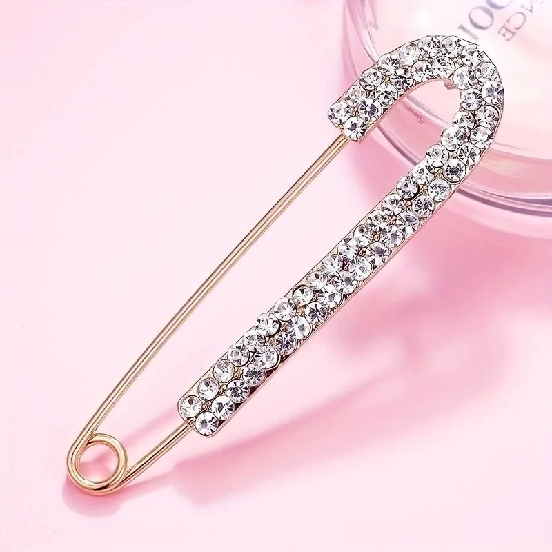 Glam Cute Luxurious Solid Color Alloy Plating Inlay Rhinestones Women's Brooches 1 Piece