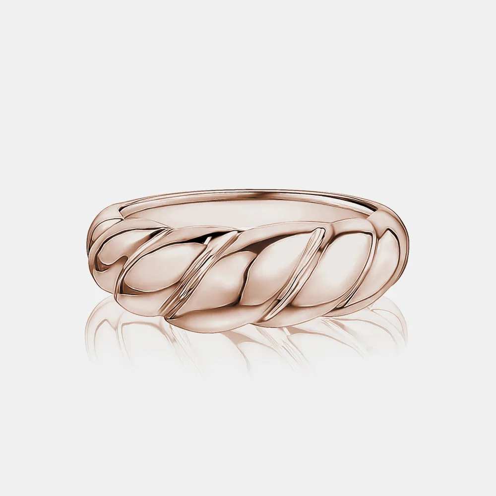 Gold Croissant Ring