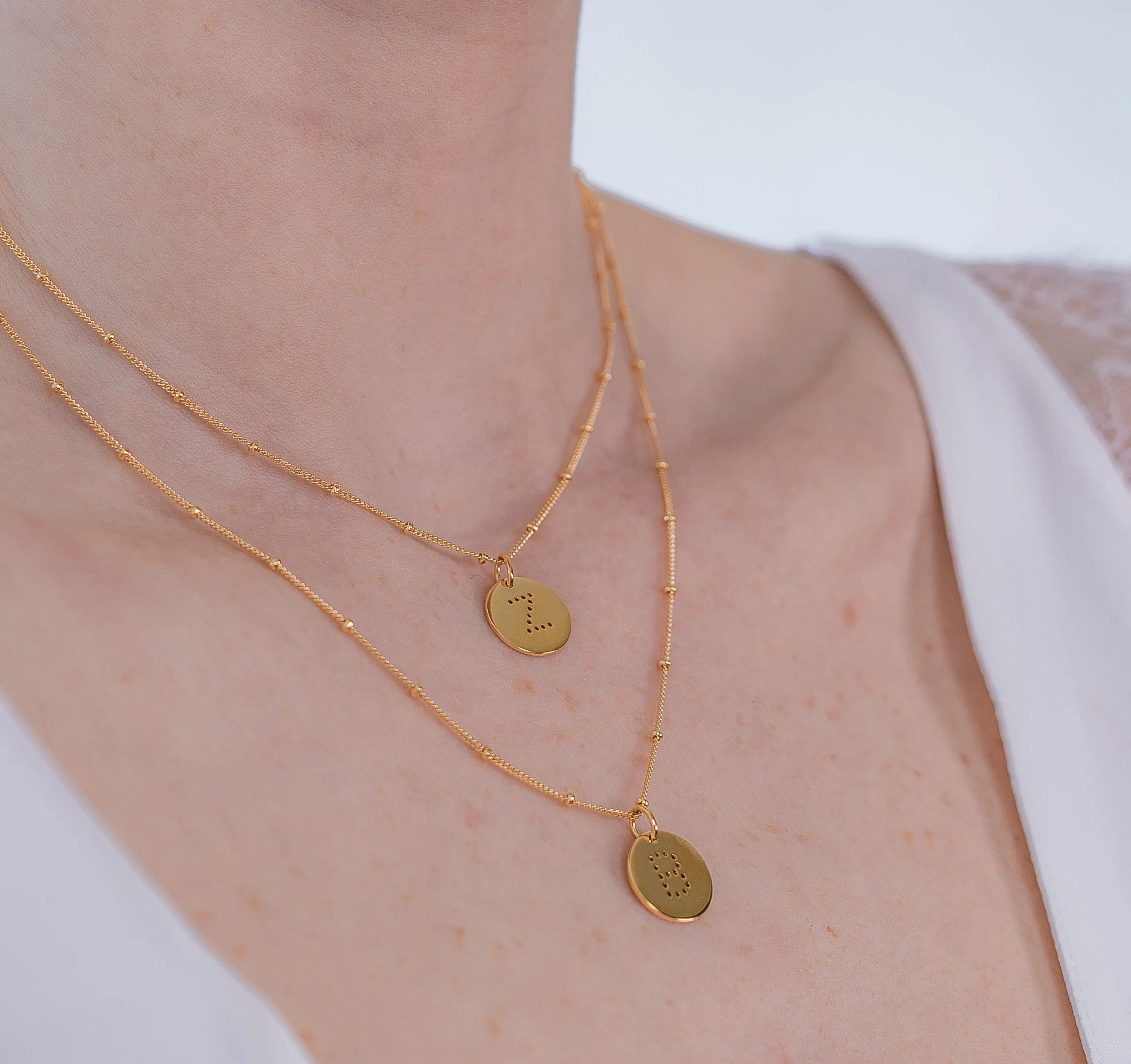 Gold Vermeil Alphabet Y Necklace