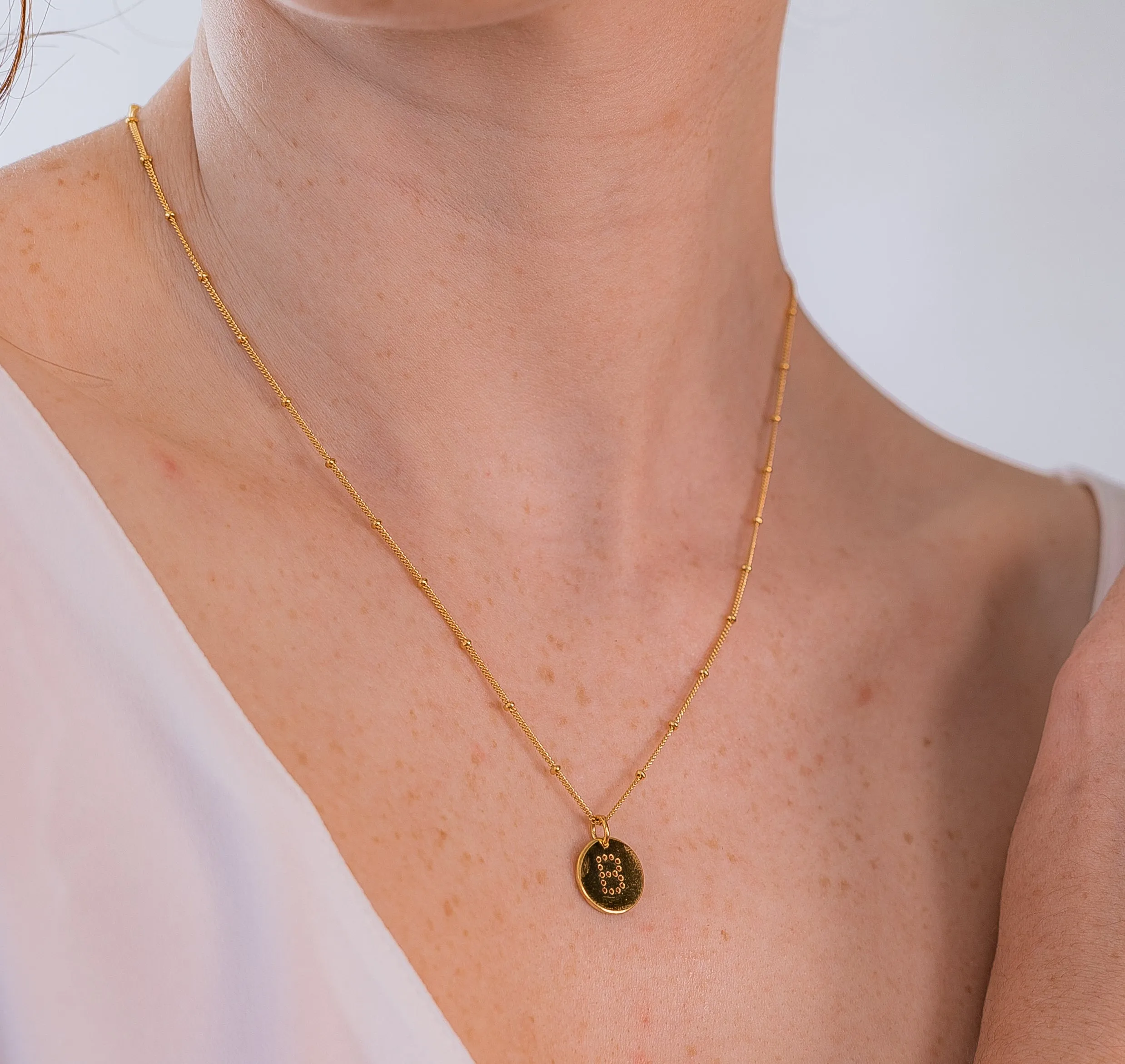 Gold Vermeil Alphabet Y Necklace