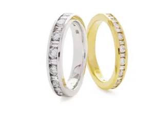 Half Eternity Bar Setting Ring