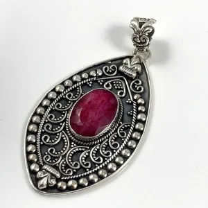 Indian Ruby Pendant