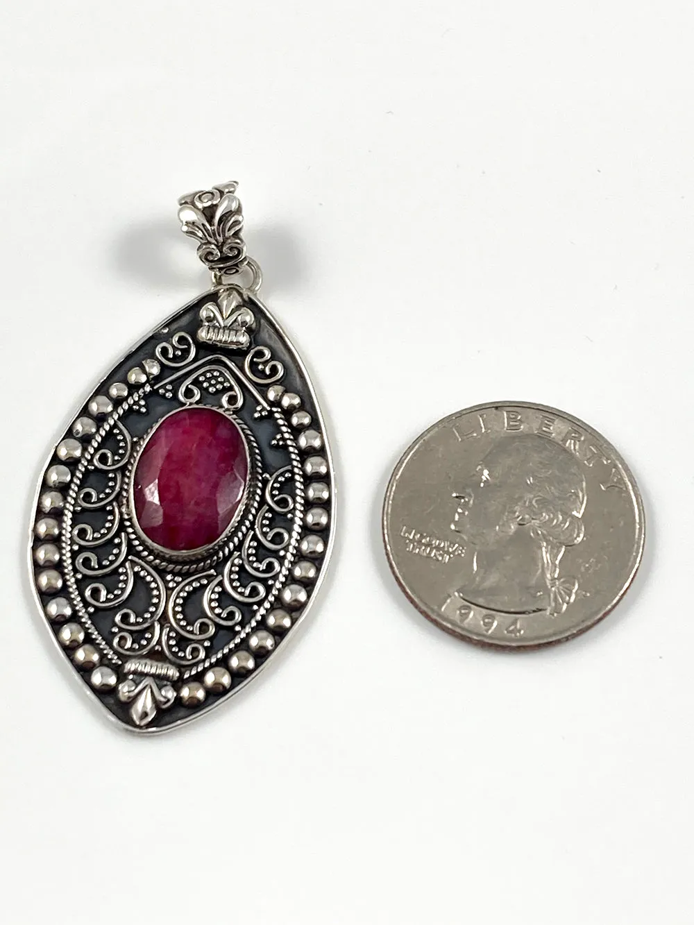 Indian Ruby Pendant