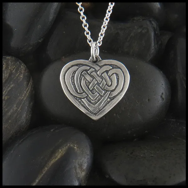 Jeannie's Heart Pendant in Silver