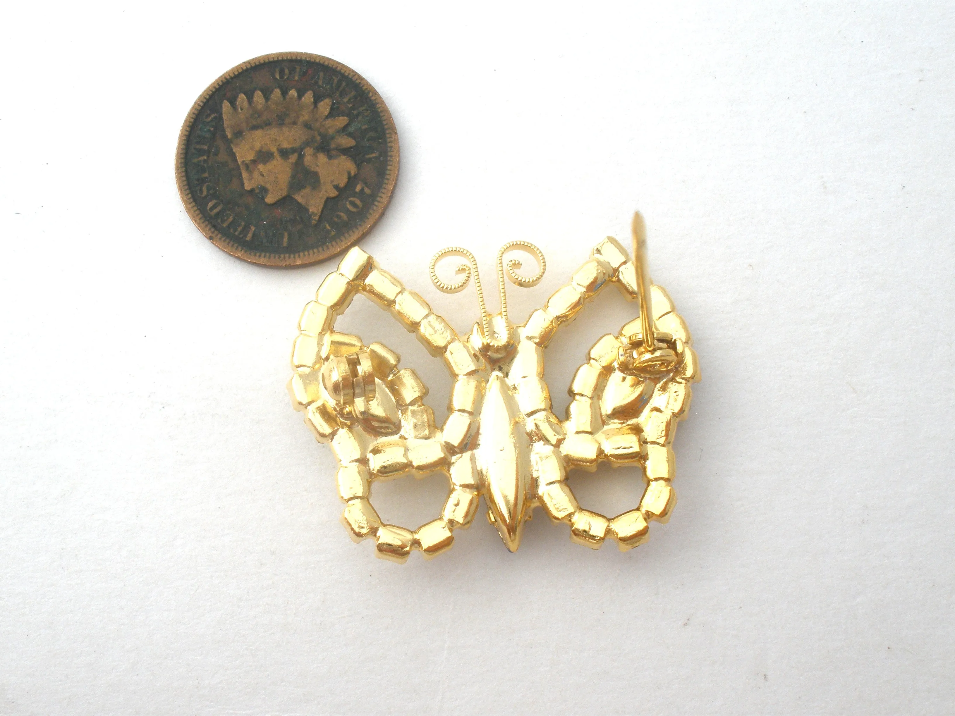 Jennifer Moore Butterfly Brooch Pin