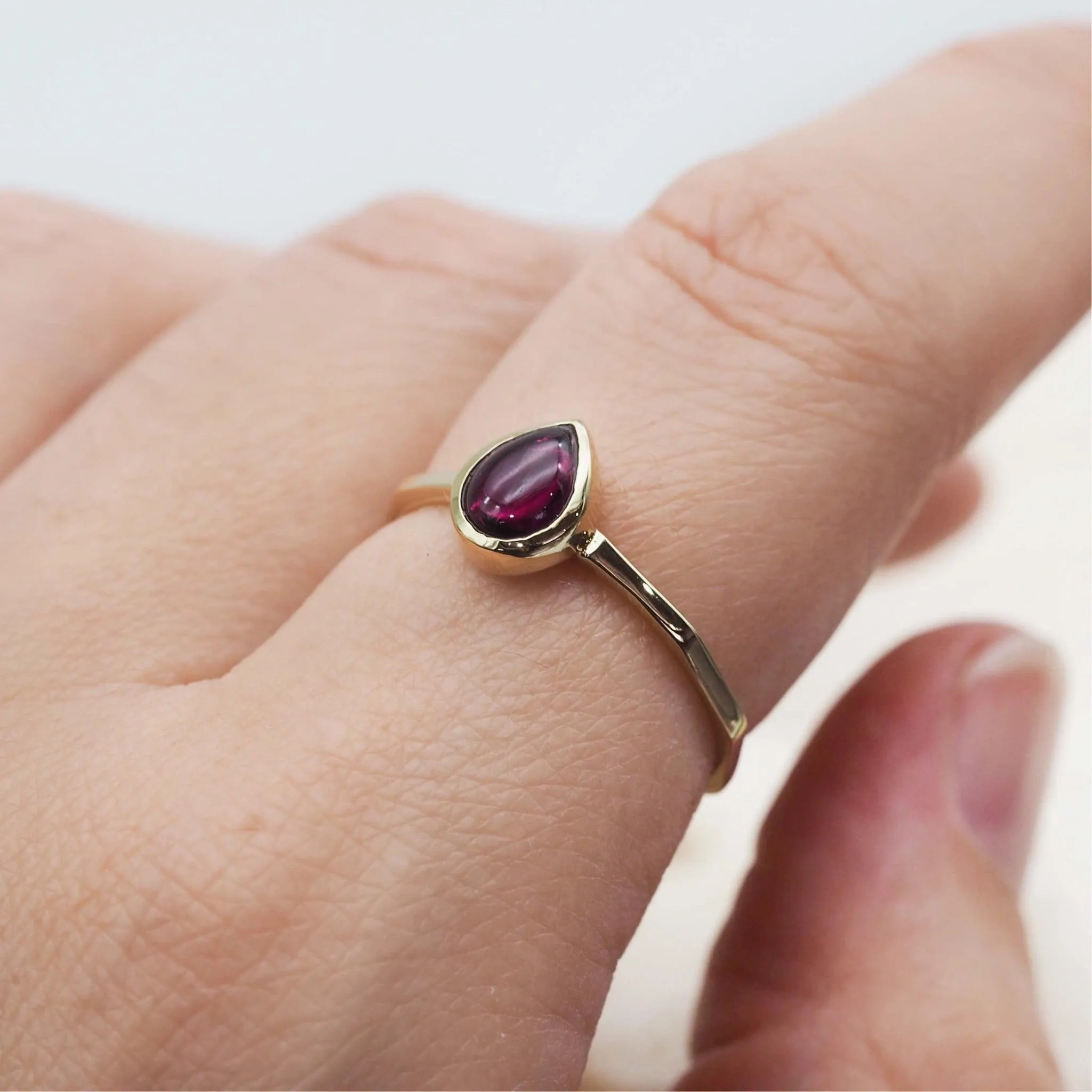 July Birthstone Ring - Ruby