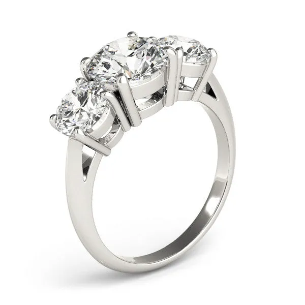 Ladies Three-Stone Engagement Ring 83562