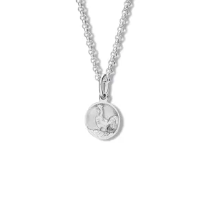 Le Coq Gaulois Necklace Pendant Silver