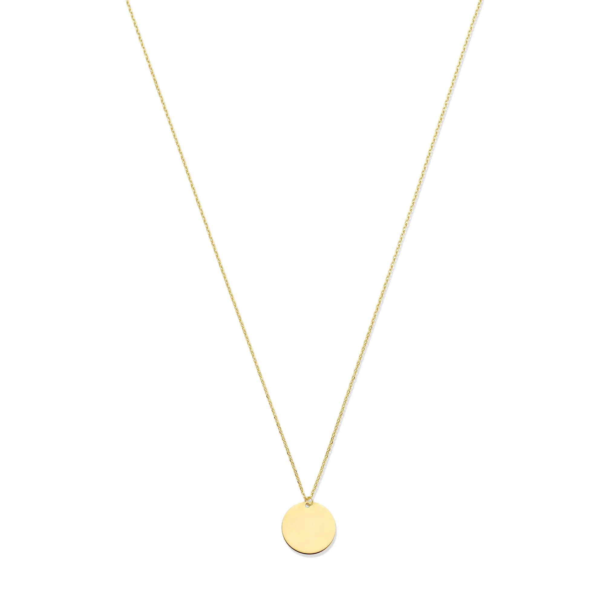 Le Marais Jeanne 14 karat gold necklace with coin