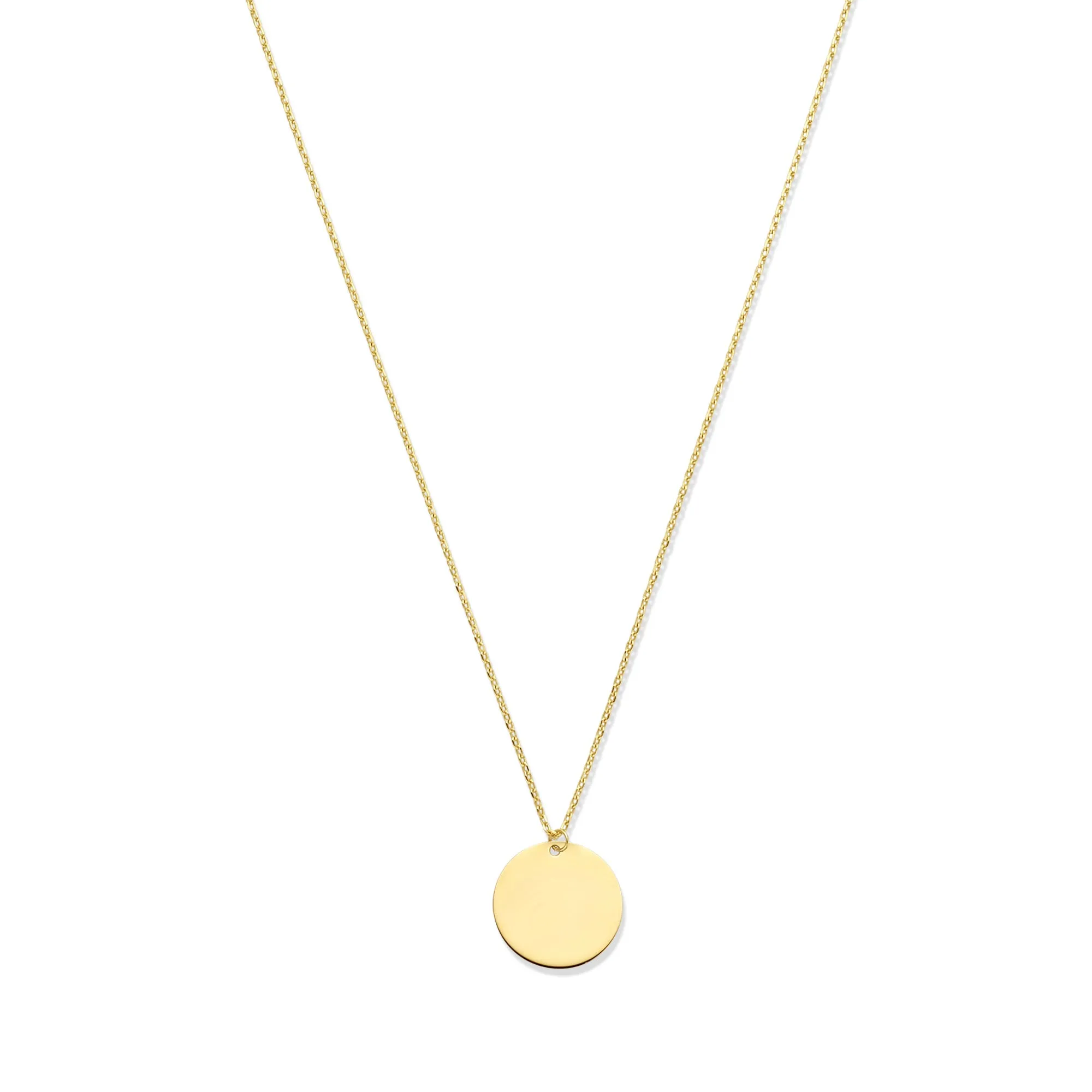 Le Marais Jeanne 14 karat gold necklace with coin