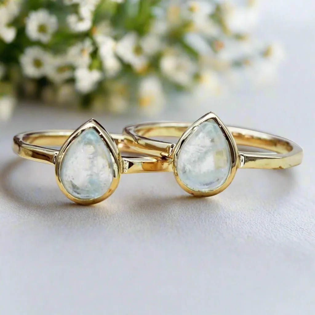 March Birthstone Ring - Aquamarine