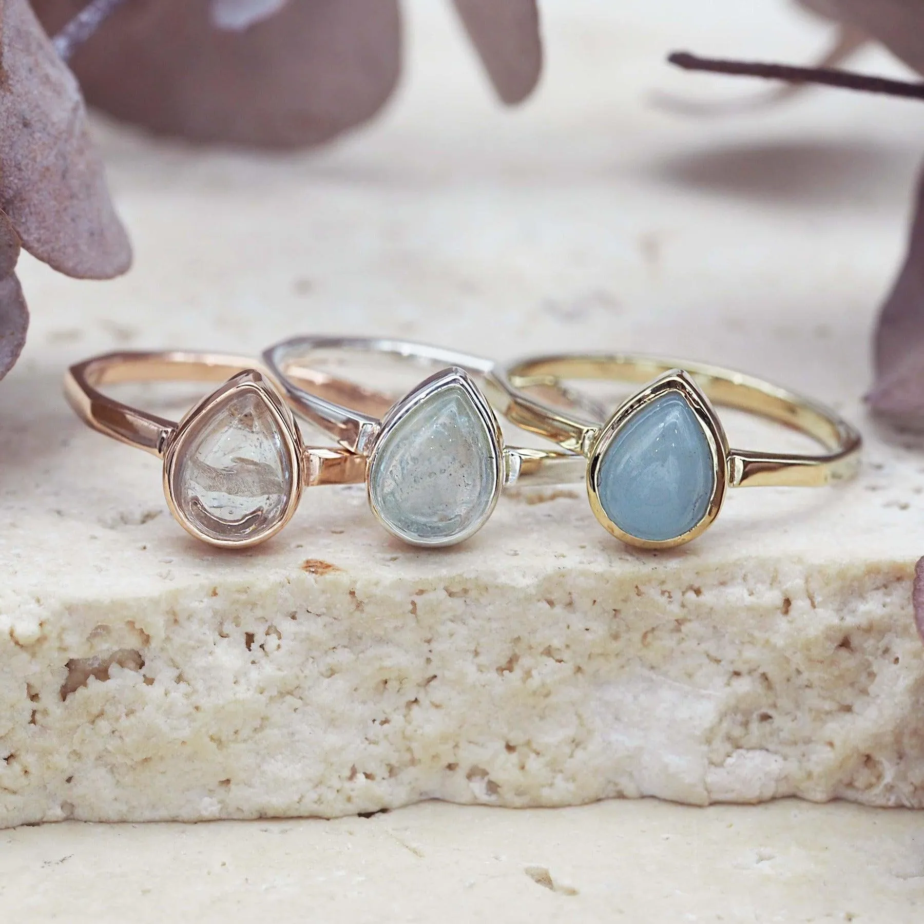 March Birthstone Ring - Aquamarine