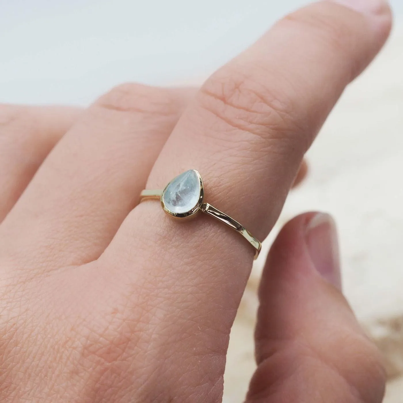 March Birthstone Ring - Aquamarine