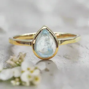 March Birthstone Ring - Aquamarine