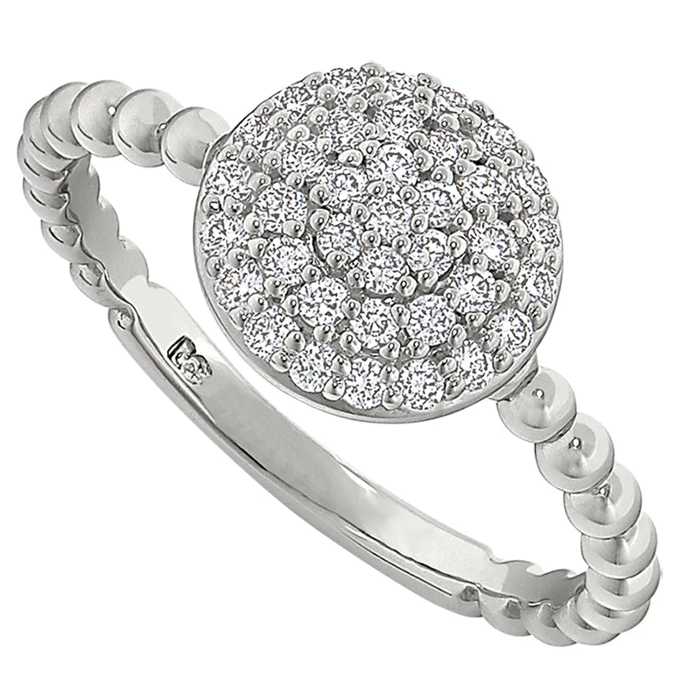 Medallion Diamond Ring