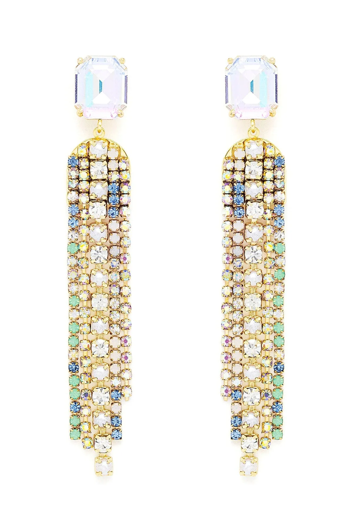 Miranda Golden Shadow Earrings