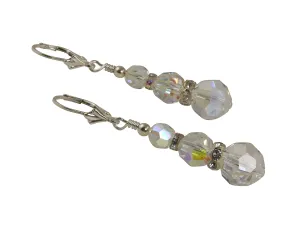 Moonlight Crystal Drop Beaded Earrings