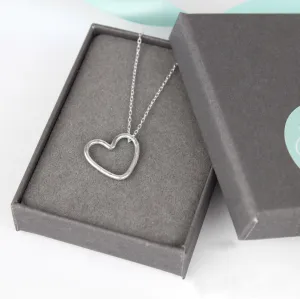 Open Heart Necklace