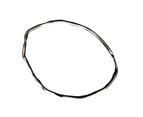 Plain Bangle Sterling Silver