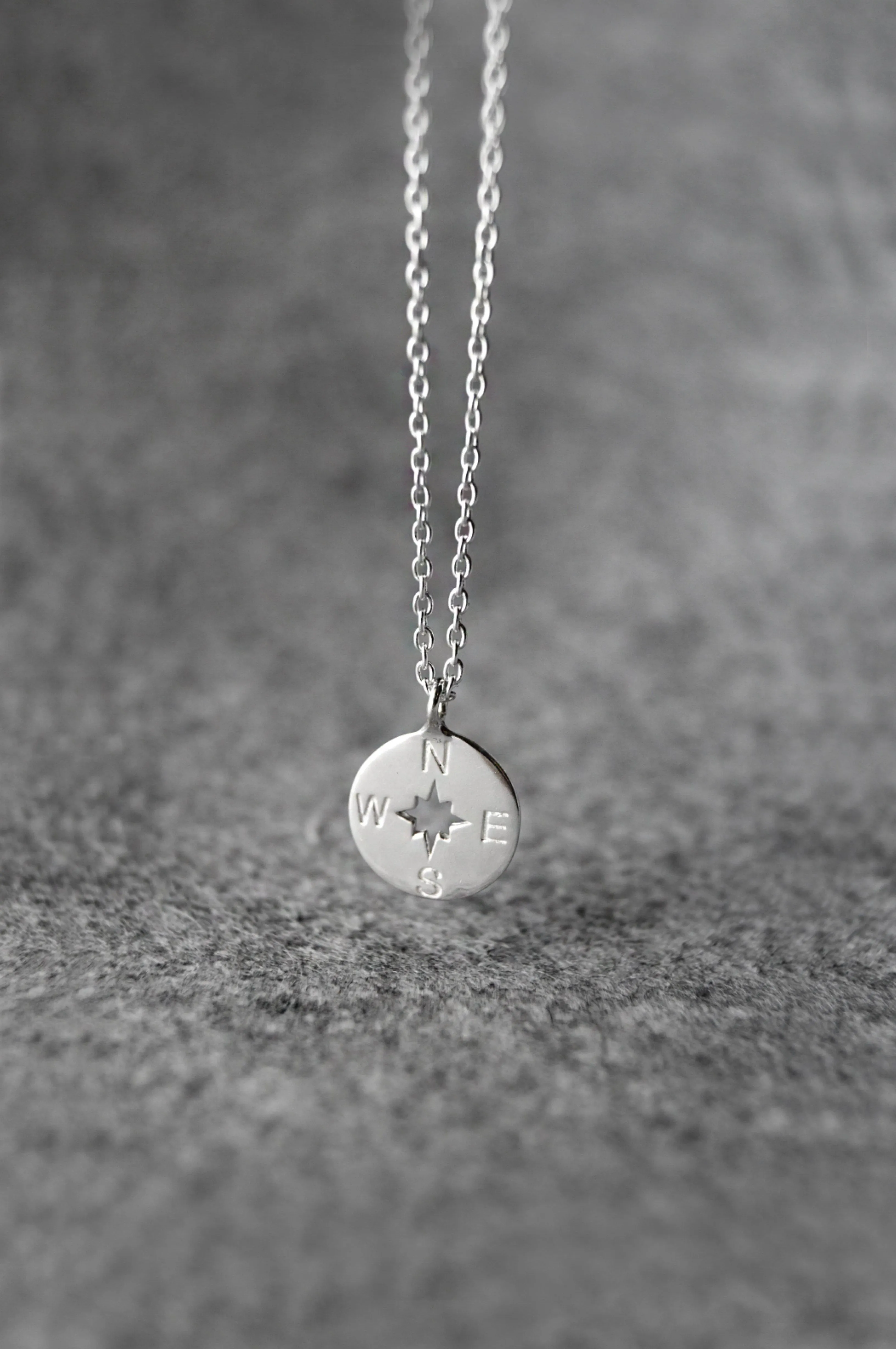 Ready to Navigate Sterling Silver Pendant Necklace