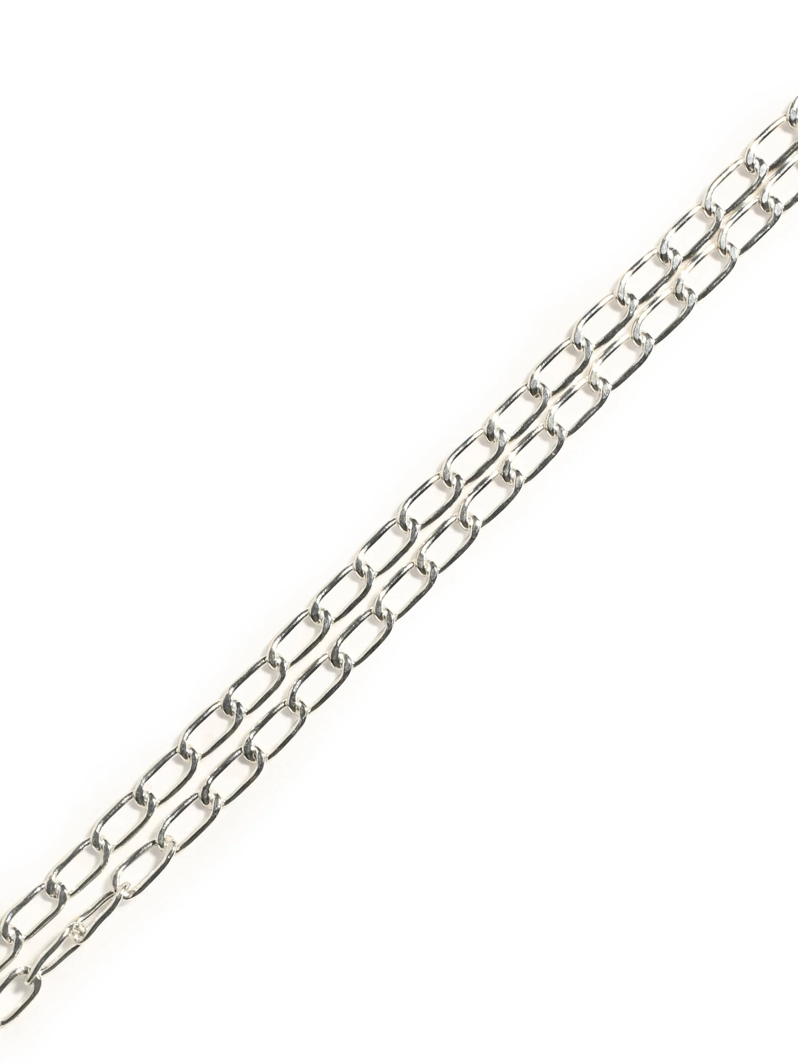 Rolo Link Chain Necklace - Sterling Silver