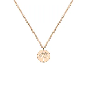 Rose Gold Tree Of Life Necklace