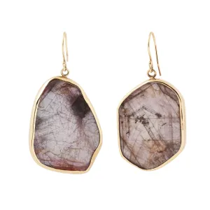 Ruby Slice Earrings