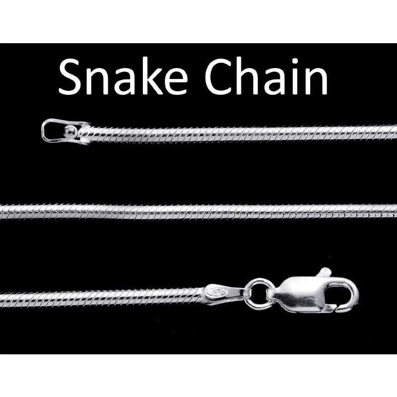 Silver Jewelry Chains For Pendants