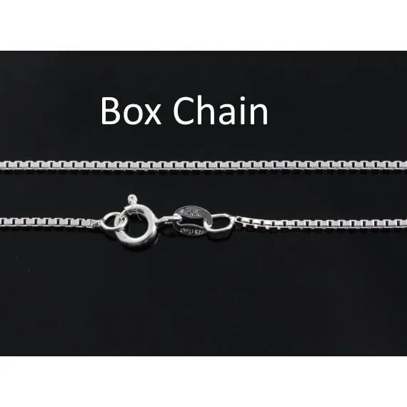 Silver Jewelry Chains For Pendants